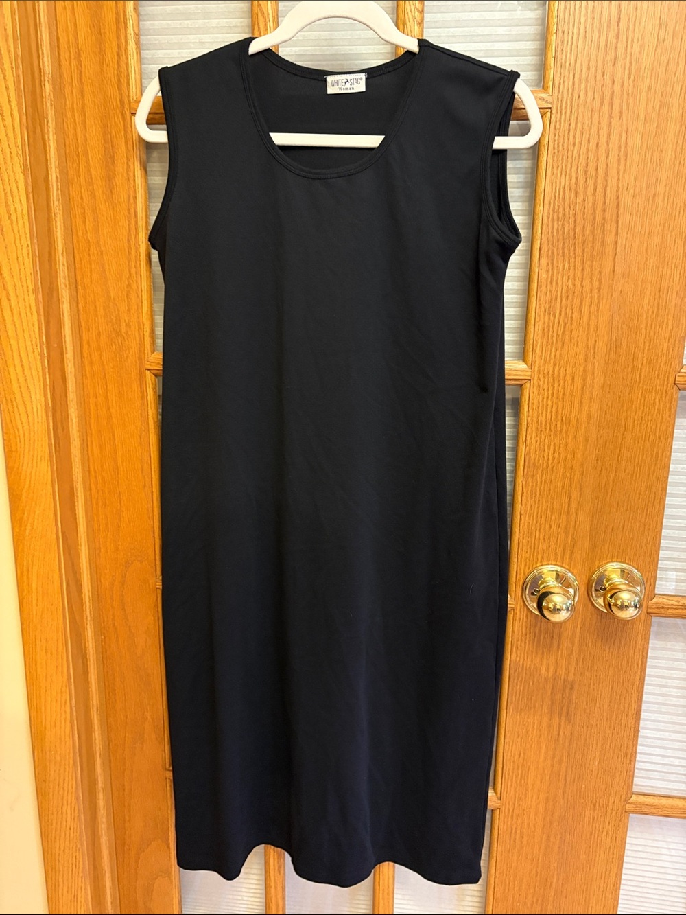 EUC White Stag Black Sleeveless Dress